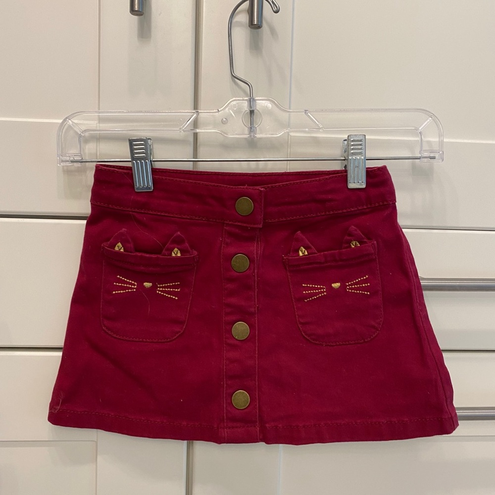 Carter’s cat skirt EUC 4T